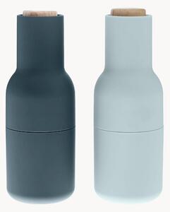 Komplet młynków do soli i pieprzu z pokrywką z drewna bukowego Bottle Grinder, 2 elem