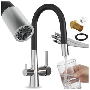 Granitan – bateria kuchenna – bateria zlewozmywakowa – chrom – bateria kuchenna – MALTA