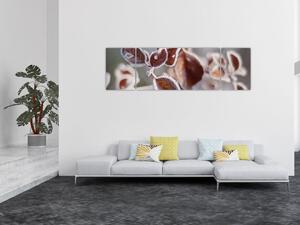 Obraz - Szczegół liści (170x50 cm)