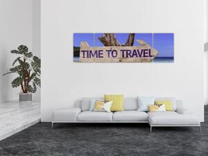 Obraz - Podróżowanie (170x50 cm)