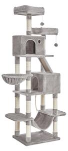 Drapak dla kota PANTHER, 60x50x206cm, szare Feandrea