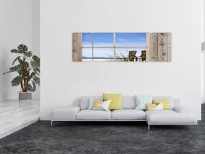 Obraz - Widok z okna (170x50 cm)