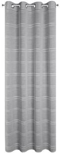 Firana gotowa EUROFIRANY Arcadia 140 x 250 cm Srebrny