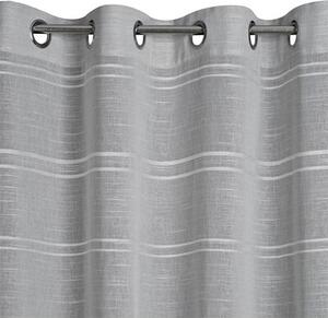 Firana gotowa EUROFIRANY Arcadia 140 x 250 cm Srebrny