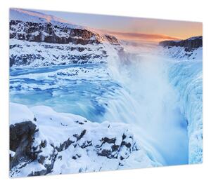 Obraz - Chłodne wodospady (70x50 cm)