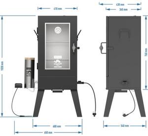 Wędzarnia BROWIN dragON E101 z generatorem dymu