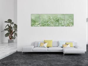 Obraz - Rosa na trawie (170x50 cm)
