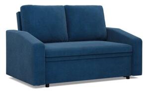 Sofa z funkcjÄ spania, BLOM, sztruks, 148x87x90 cm, granatowy | TYLETEGOTU