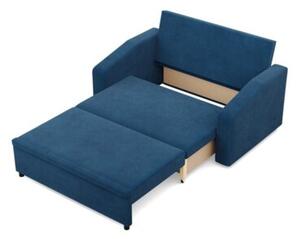 Sofa z funkcjÄ spania, BLOM, sztruks, 148x87x90 cm, granatowy | TYLETEGOTU
