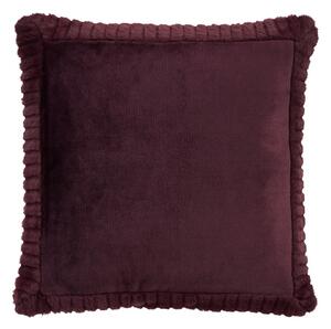Poduszka dekoracyjna z mikropluszu 55x55 cm Velvet and Faux Fur – Catherine Lansfield