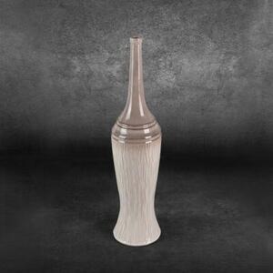 Wazon EUROFIRANY Rosina 18 x 76 cm Kremowy