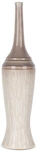 Wazon EUROFIRANY Rosina 18 x 76 cm Kremowy