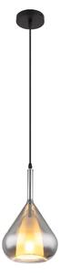Globo Globo 15542 - Żyrandol na lince GEEKY 1xE27/60W/230V śr. 20 cm czarne GL7448