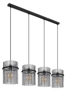 Globo Globo 15698-4H - Żyrandol na lince GORLEY 4xE27/60W/230V czarne GL7502