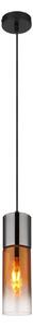 Globo Globo 21000HG - Żyrandol na lince ANNIKA 1xE27/25W/230V śr. 10,5 cm czarny/miedź GL7552