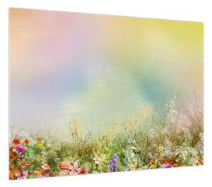 Obraz - Malowana łąka 2 (70x50 cm)