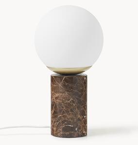 Mała lampa stołowa z marmurową podstawą Lilly