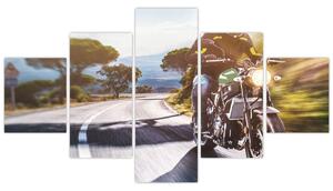 Obraz - Motocyklista (125x70 cm)