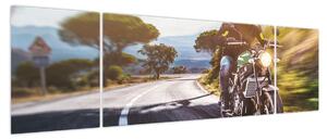 Obraz - Motocyklista (170x50 cm)