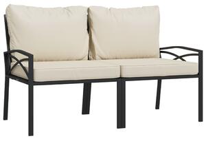 Krzesła ogrodowe z piaskowymi poduszkami, 2 szt., 62x75x79 cm