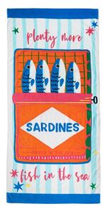 Bawełniany ręcznik plażowy 76x160 cm Sardines – Catherine Lansfield