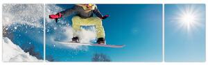 Obraz - Snowboardzista (170x50 cm)