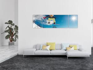 Obraz - Snowboardzista (170x50 cm)