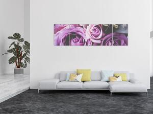 Obraz - Różyczki (170x50 cm)