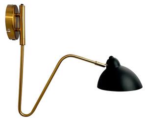 DybergLarsen - Futura Lampa Ścienna Black/Brass