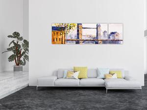 Obraz - Obraz miasta (170x50 cm)