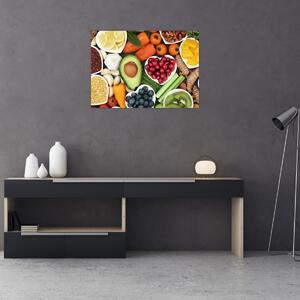 Obraz - Zdrowa żywność (70x50 cm)