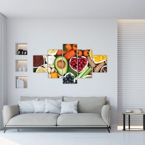 Obraz - Zdrowa żywność (125x70 cm)