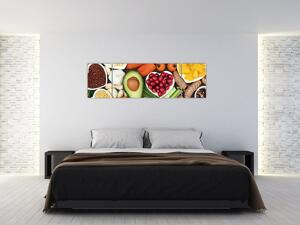 Obraz - Zdrowa żywność (170x50 cm)