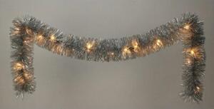 Girlanda dekoracyjna CHRISTMAS DECORATION 324434 26 LED Bateryjne 2.7 m Srebrny