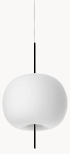 Lampa wisząca ze szkła dmuchanego z funkcją przyciemniania Kushi, różne rozmiary