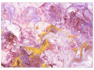 Obraz - Różwa abstrakcja (70x50 cm)