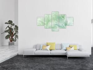 Obraz - Zielony kwiat (125x70 cm)