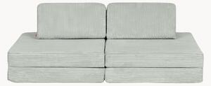 Ręcznie wykonana dziecięca sofa modułowa ze sztruksu Mila