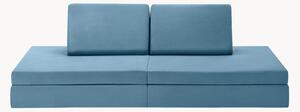 Ręcznie wykonana sofa modułowa z aksamitu dla dzieci Mila