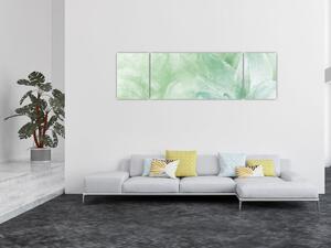 Obraz - Zielony kwiat (170x50 cm)