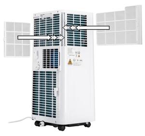 Klimatyzator przenośny GÖTZE & JENSEN AC9001 Timer Tryb Nocny Osuszanie Wentylator Biały