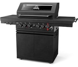 Grill ogrodowy gazowy KOLER Krone S2 Black 21.6 kW 74 x 46 cm