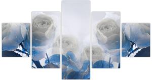 Obraz - Białe róże (125x70 cm)