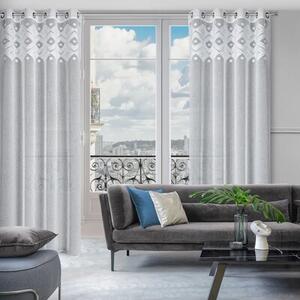 Firana gotowa EUROFIRANY Estera 140 x 250 cm BiaÅy