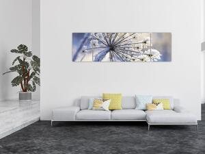 Obraz - Zamarznięty kwiat (170x50 cm)