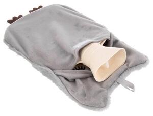 Termofor w pokrowcu szary SOWA 600 ML