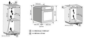 Piekarnik ETA Basic 178590000 Elektryczny Inox A+