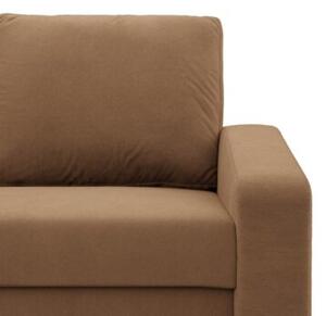 Sofa z funkcjÄ spania, BLOM, Mikrofaza, 148x87x90 cm, cappuccino | TYLETEGOTU
