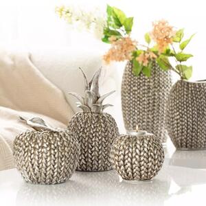 Wazon EUROFIRANY Moli 18 x 12 x 20 cm Srebrny
