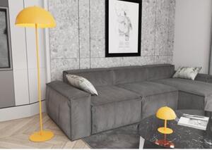 Lampa stojąca podłogowa minimalistyczna pomarańczowa półokrągły klosz 2xG9 8W MOGU Emibig